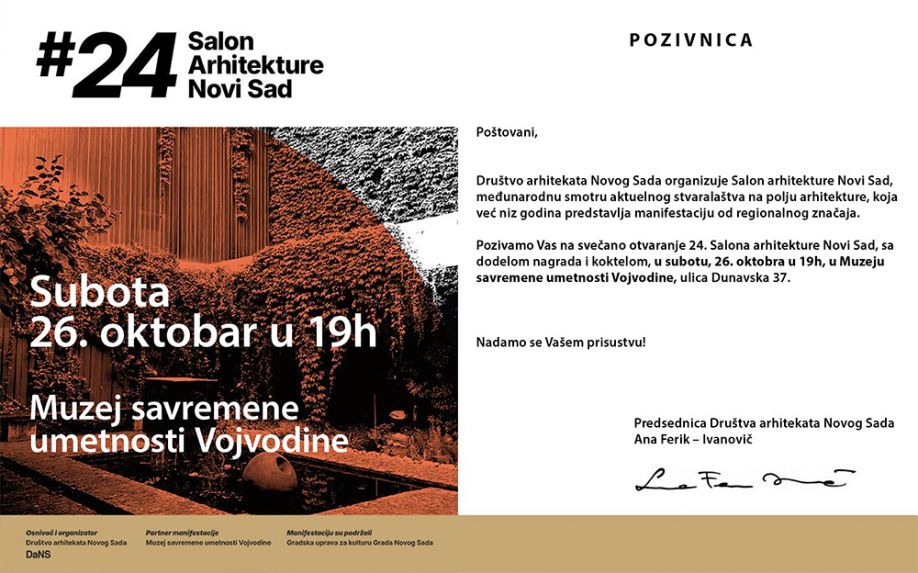 24. Salon arhitekture Novi Sad